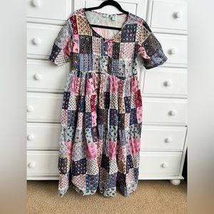 La Cera Vintage Comfortable Cotton Dress